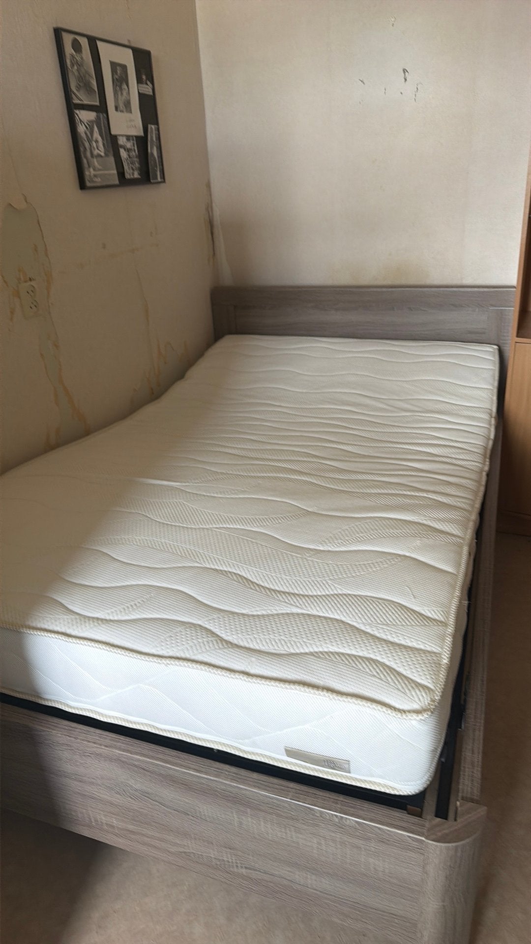 Elektrisch verstelbaar bed. 120 breed, Ophalen, Twijfelaar, 120 cm, 200 cm