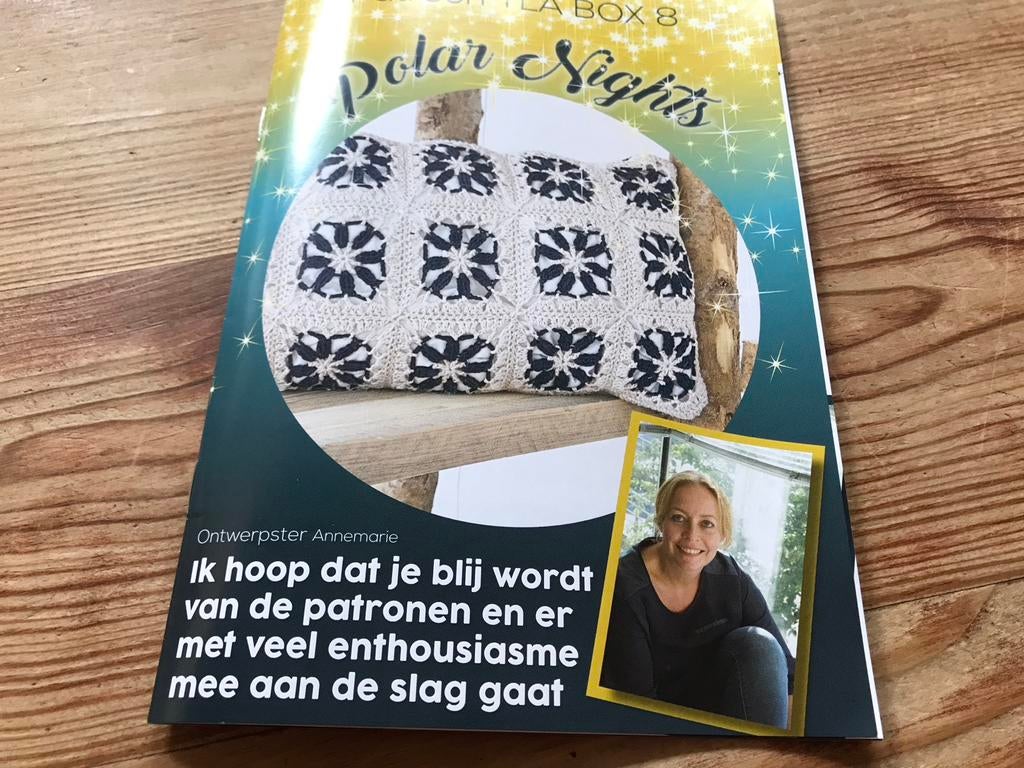 Haakpatroon YLA Box 8 - Polar Nights Kussen, Ophalen of Verzenden, Zo goed als nieuw, Haken, Patroon of Boek