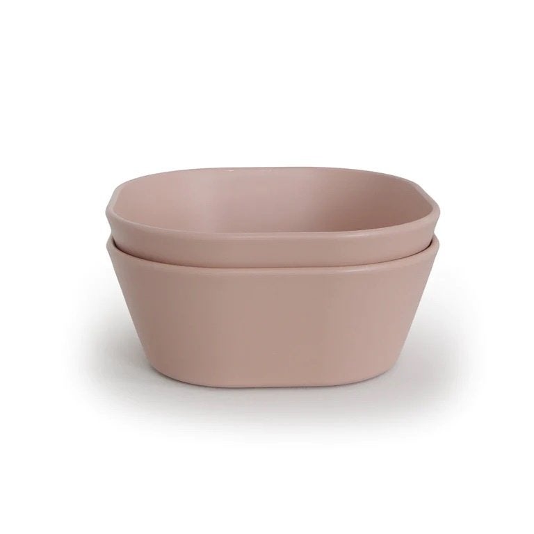 Kinderkom Kom Vierkant Blush Roze (set 2) Mushie, 5870 W Fuqua Street - Suite 200 Houston, TX, 77085, Overige typen, Nieuw, Support@mushie.com