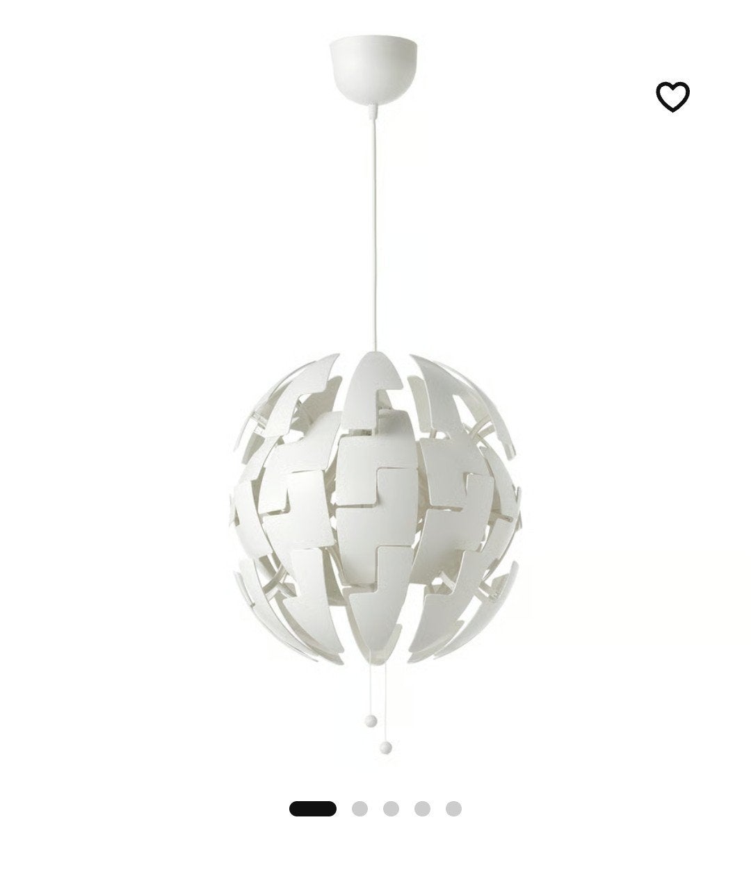 ikea ps 2014 hanglamp, Ophalen