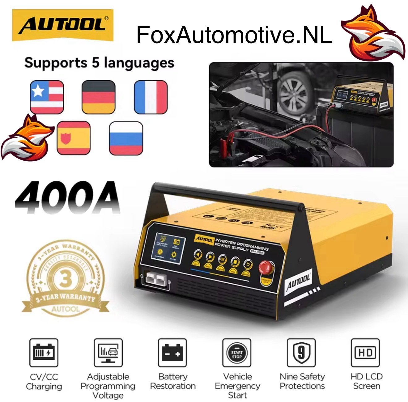 Autool EM385 stabiele voeding, Ophalen of Verzenden