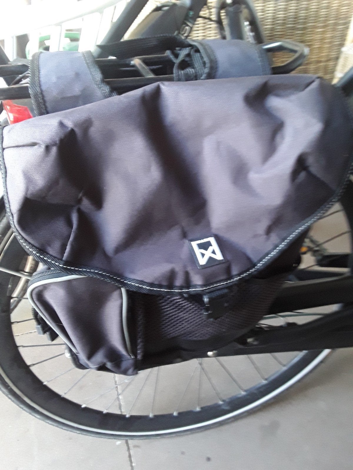 Willix dubbele fietstassen, Ophalen, Zo goed als nieuw