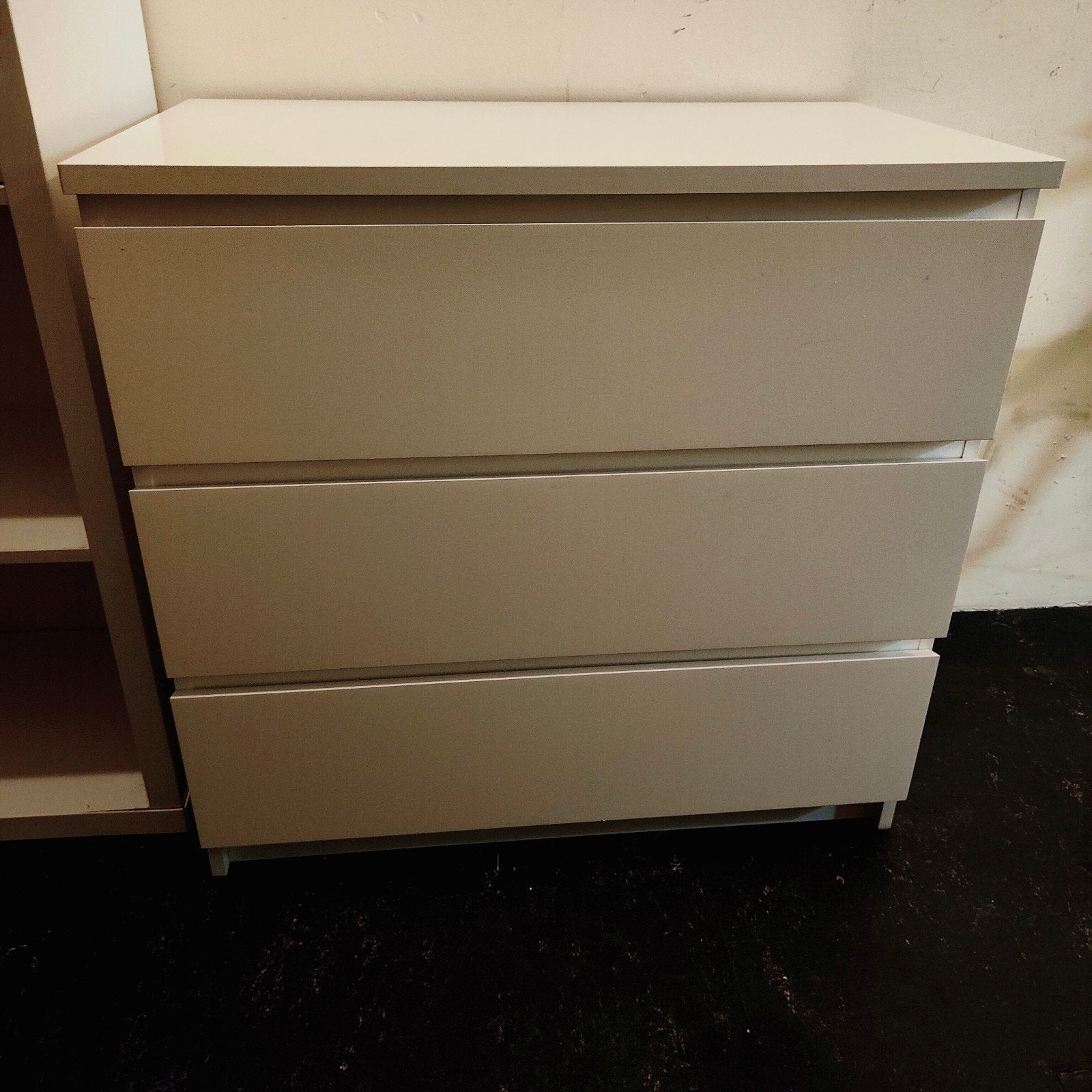 Ikea Malm ladekast (3 lades) wit - 80x48x78 cm, Huis en Inrichting, Ophalen, Gebruikt, 50 tot 100 cm, 3 of 4 laden