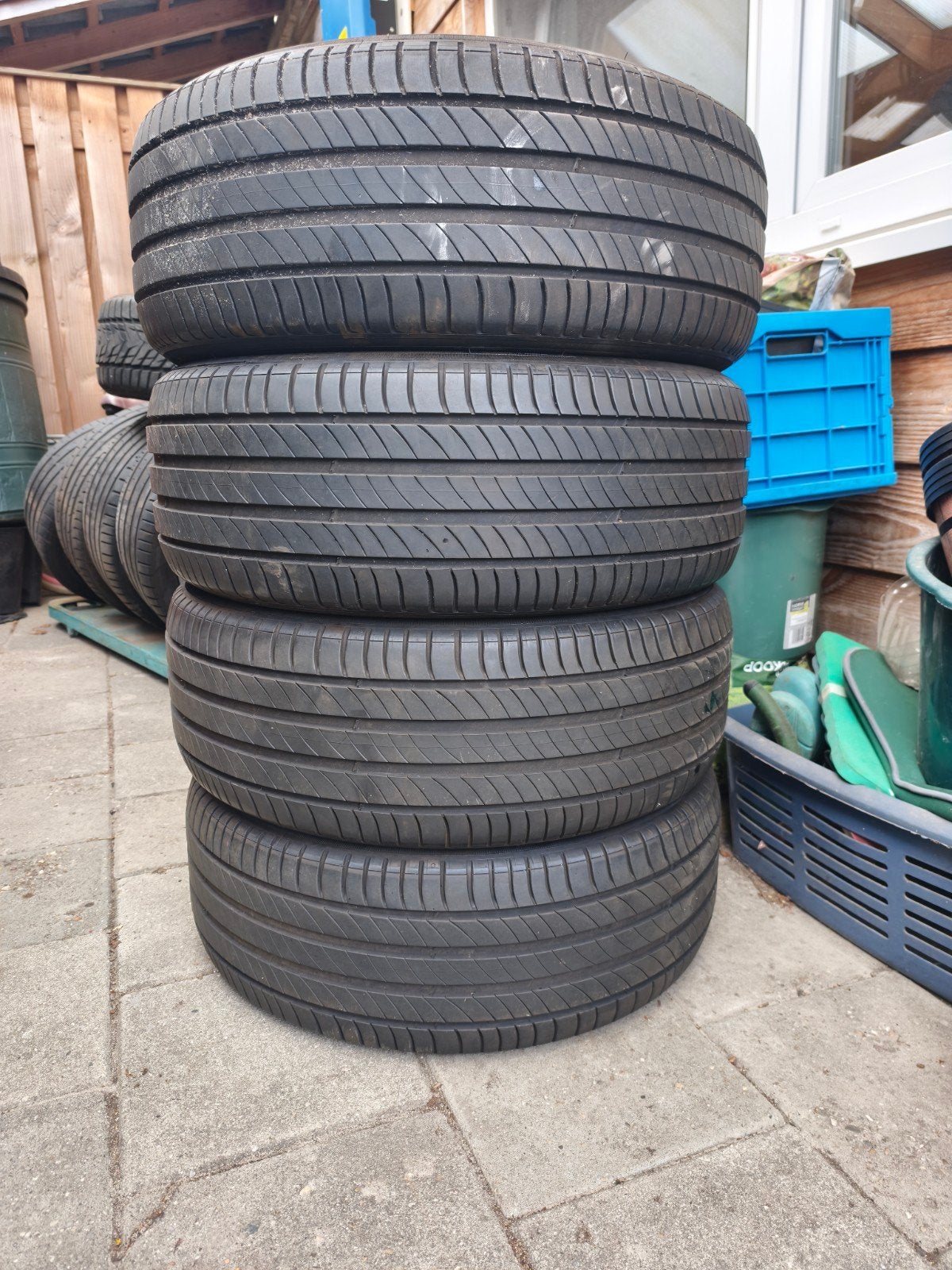 4 Michelin Primacy 4 zomerbanden 235/55 R18, Auto-onderdelen, Ophalen, 18 inch, Gebruikt, 235 mm