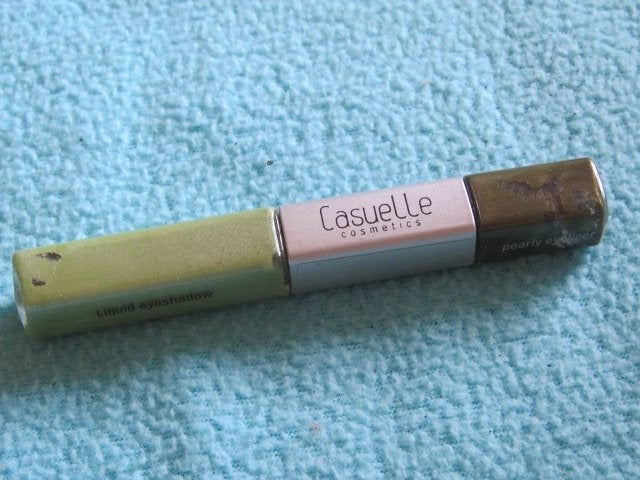 1 EURO OF GRATIS Casuelle liquid eye shadow mintgroen, Ophalen, Ogen, Zo goed als nieuw, Make-up