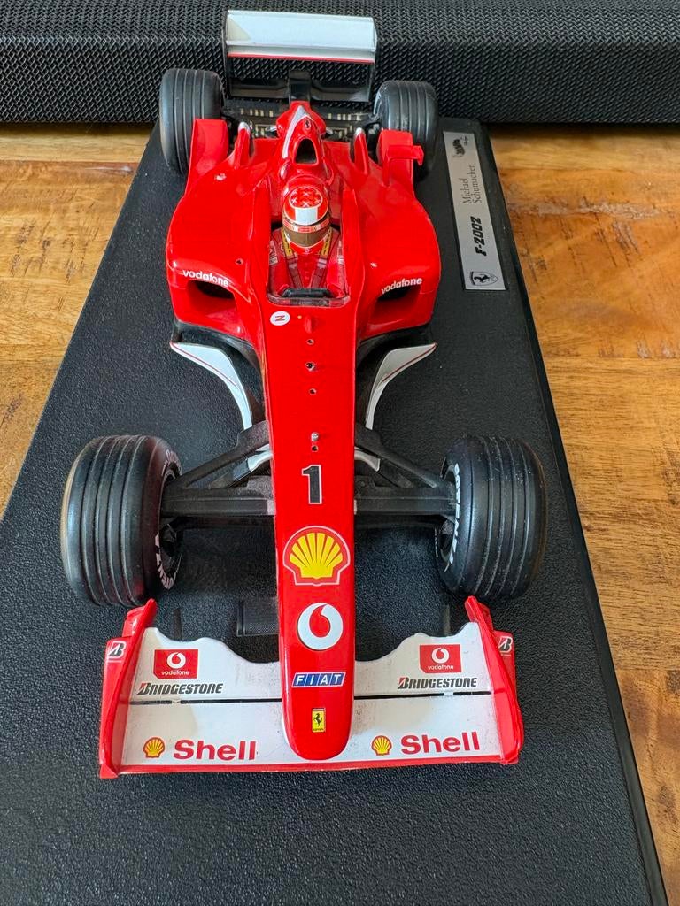 Hot Wheels Racing F-2002 Michael Schumacher, Ophalen of Verzenden, Zo goed als nieuw, Auto, Overige merken