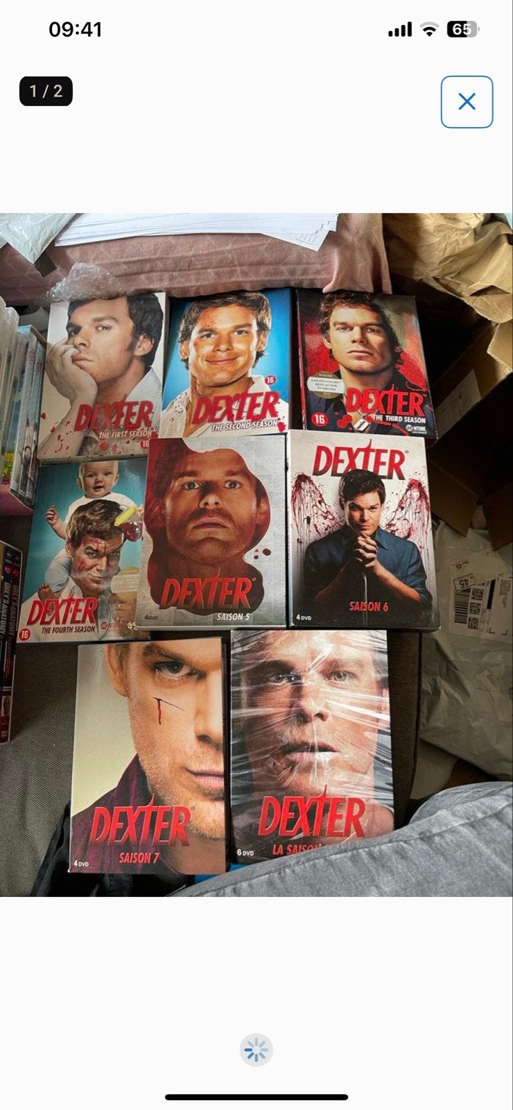 Dexter Complete Serie Seizoen 1-8 dvd Boxset, Psychologische thriller, Engels, Vanaf 16 jaar, Nederlands