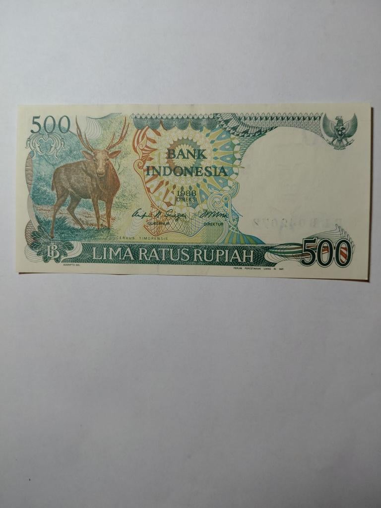Indonesië 500 rupiah 1988, Ophalen of Verzenden, Zuidoost-Azië