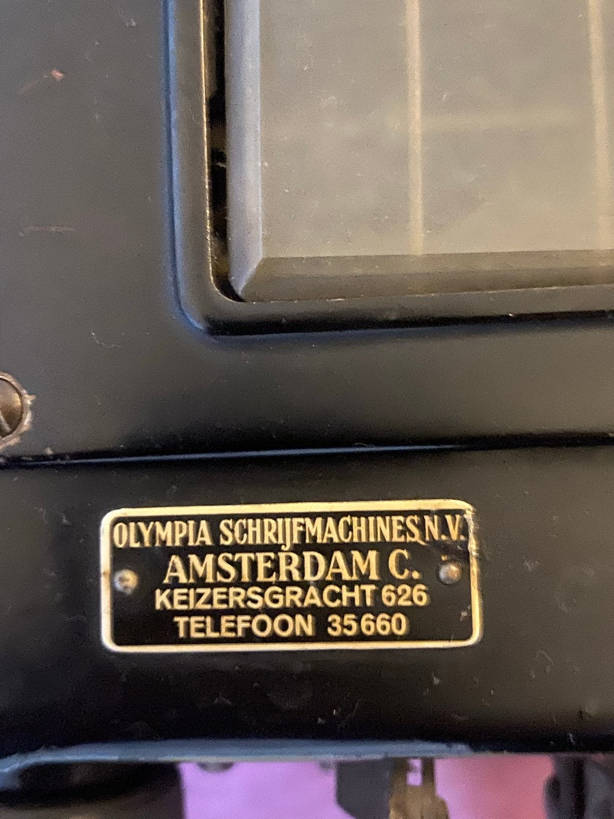 Retro Olympia typmachine, Diversen, Ophalen, Gebruikt