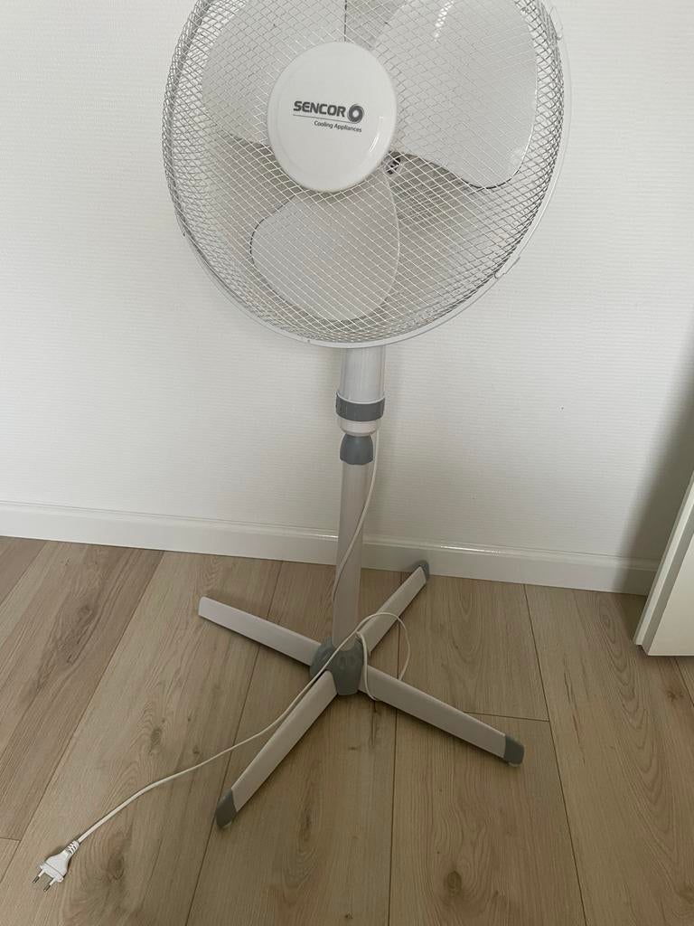 Sencor Statiefventilator - Wit, Goede Staat, Ophalen of Verzenden, Zo goed als nieuw, Statiefventilator