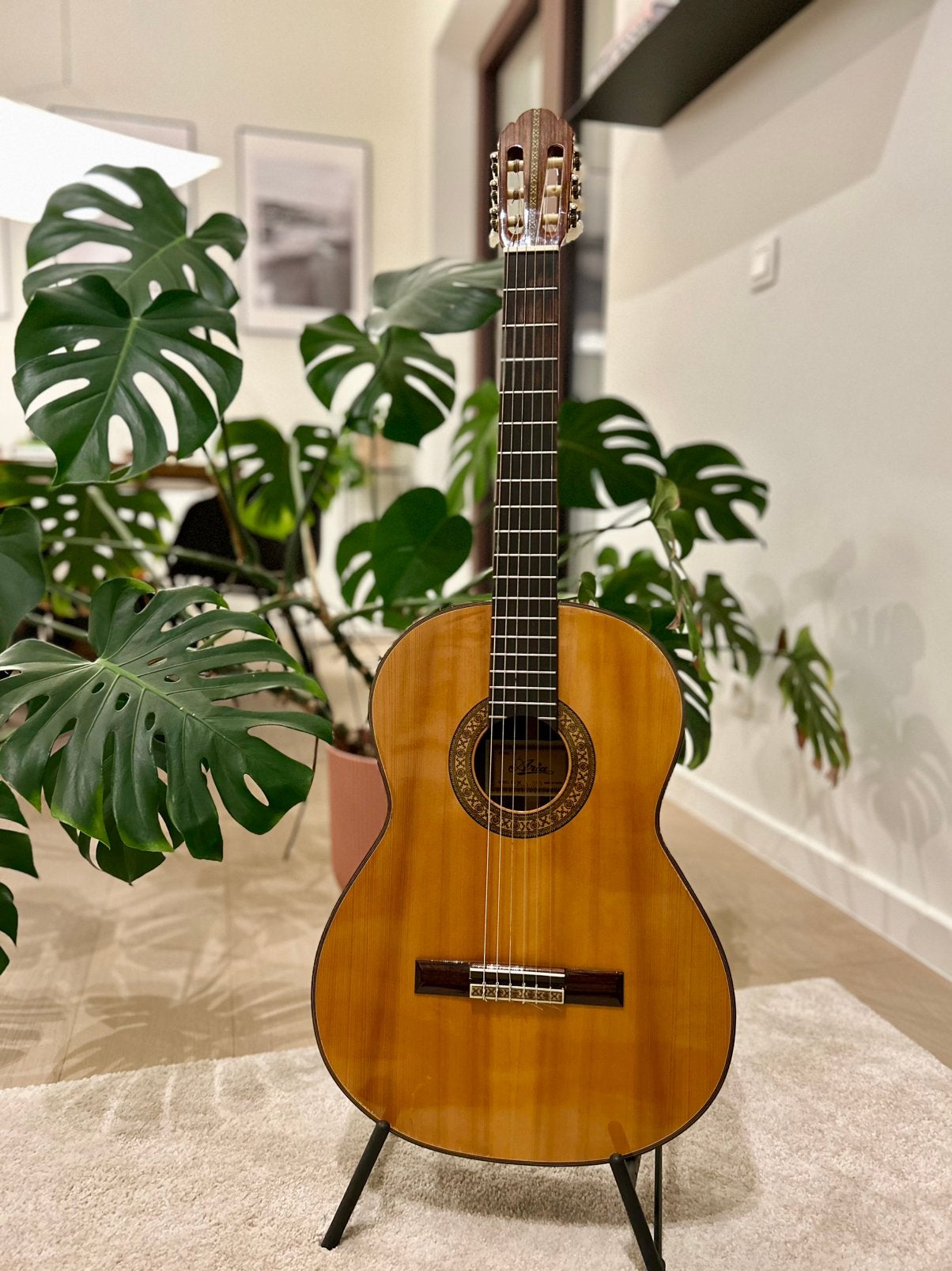 Aria A588 Klassieke gitaar inclusief koffer, Ophalen, Zo goed als nieuw, Klassieke of Spaanse gitaar