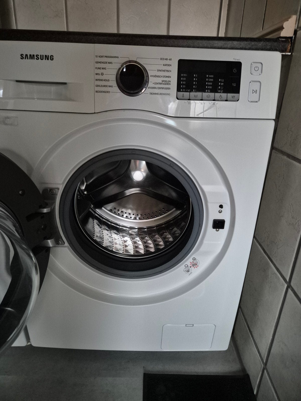 Samsung Eco Bubble 7 kg Wasmachine, Witgoed en Apparatuur, Wasmachines, Gebruikt, Voorlader, 85 tot 90 cm, 1200 tot 1600 toeren