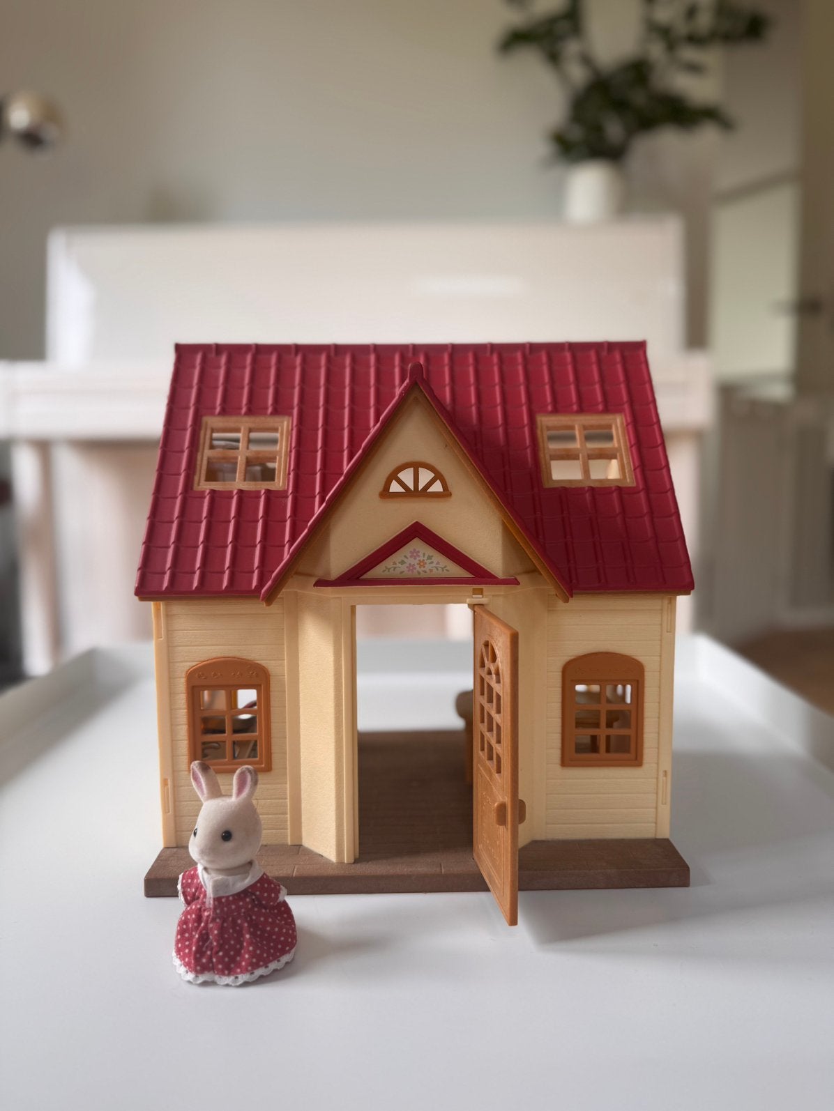 Sylvanian poppenhuis starterset, Ophalen of Verzenden, Zo goed als nieuw, Poppenhuis