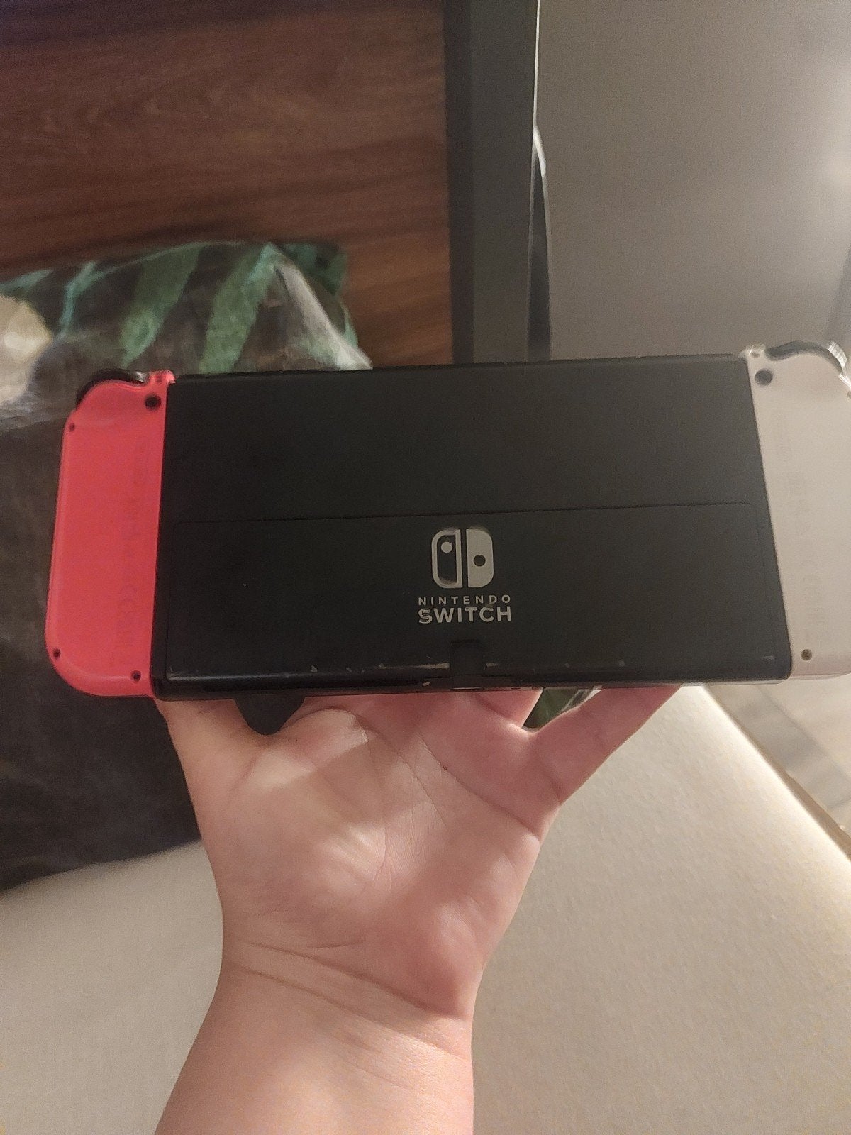 Nintendo Switch OLED met extra controllers en accessoires, Spelcomputers en Games, Spelcomputers | Nintendo Switch, Zo goed als nieuw