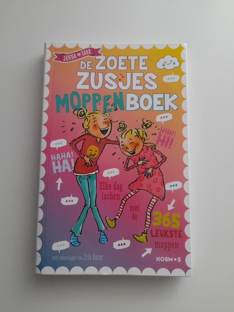 De Zoete Zusjes Moppenboek deel 1, Boeken, Ophalen of Verzenden, Zo goed als nieuw, Hanneke de Zoete, Moppen
