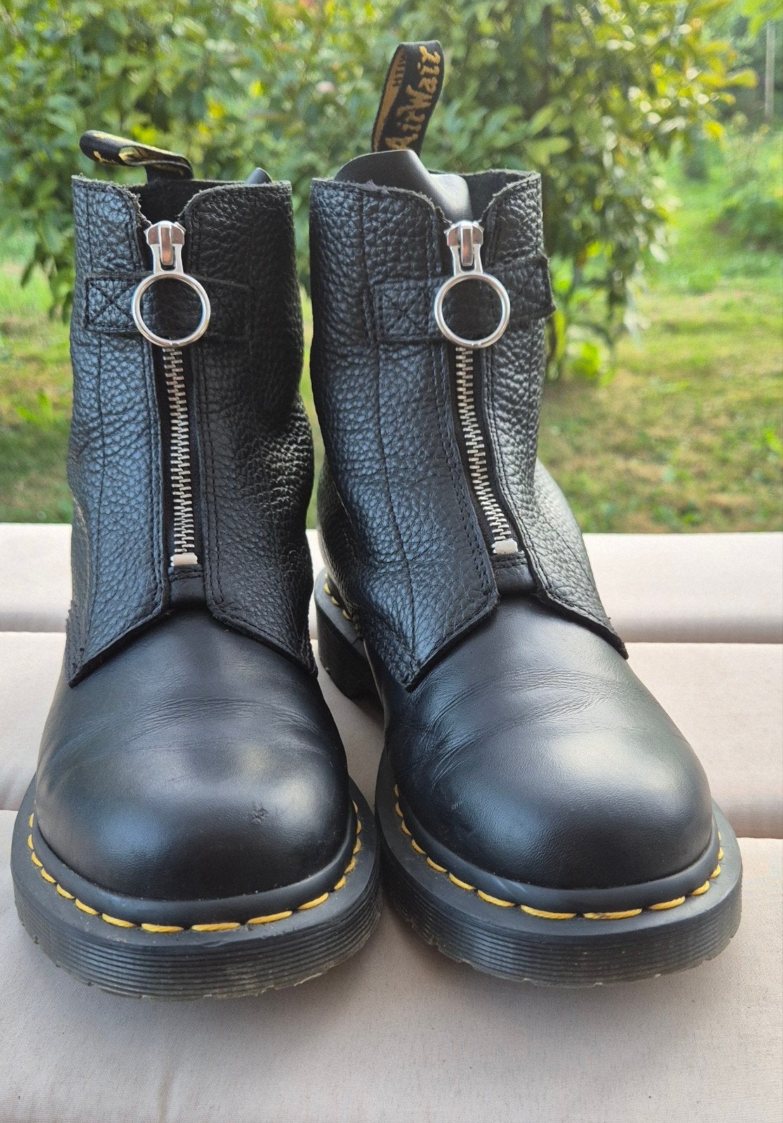Dr. Martens 1460 Pascal front zip mt 40, Kleding | Dames, Schoenen, Zwart, Lage of Enkellaarzen, Ophalen of Verzenden, Dr. Martens