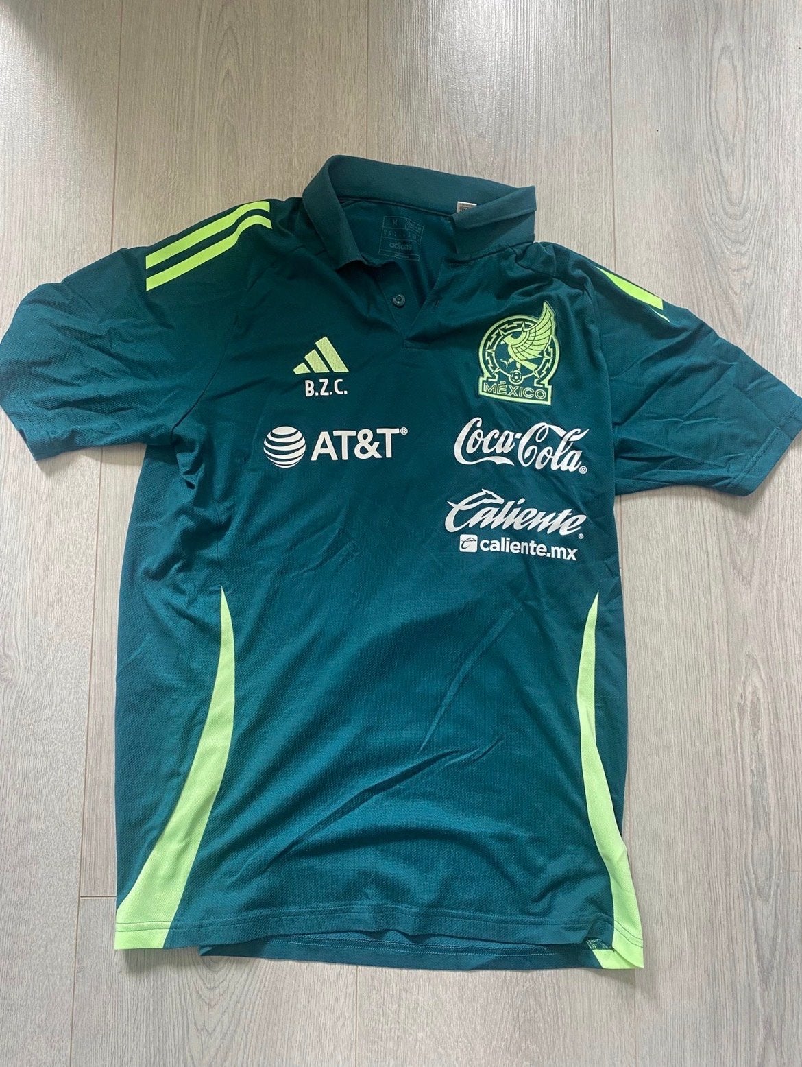 Adidas Mexico Voetbalshirt - Groen - Maat M, Kleding | Heren, Sportkleding, Zo goed als nieuw, Voetbal, Maat 48/50 (M), Groen