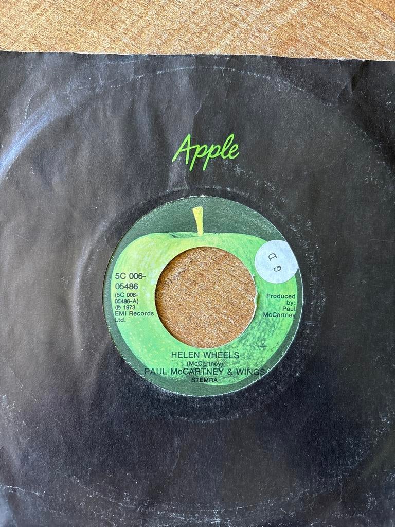 Paul McCartney & Wings - Helen Wheels (Single), Cd's en Dvd's, Gebruikt, 7 inch, Single, Ophalen of Verzenden