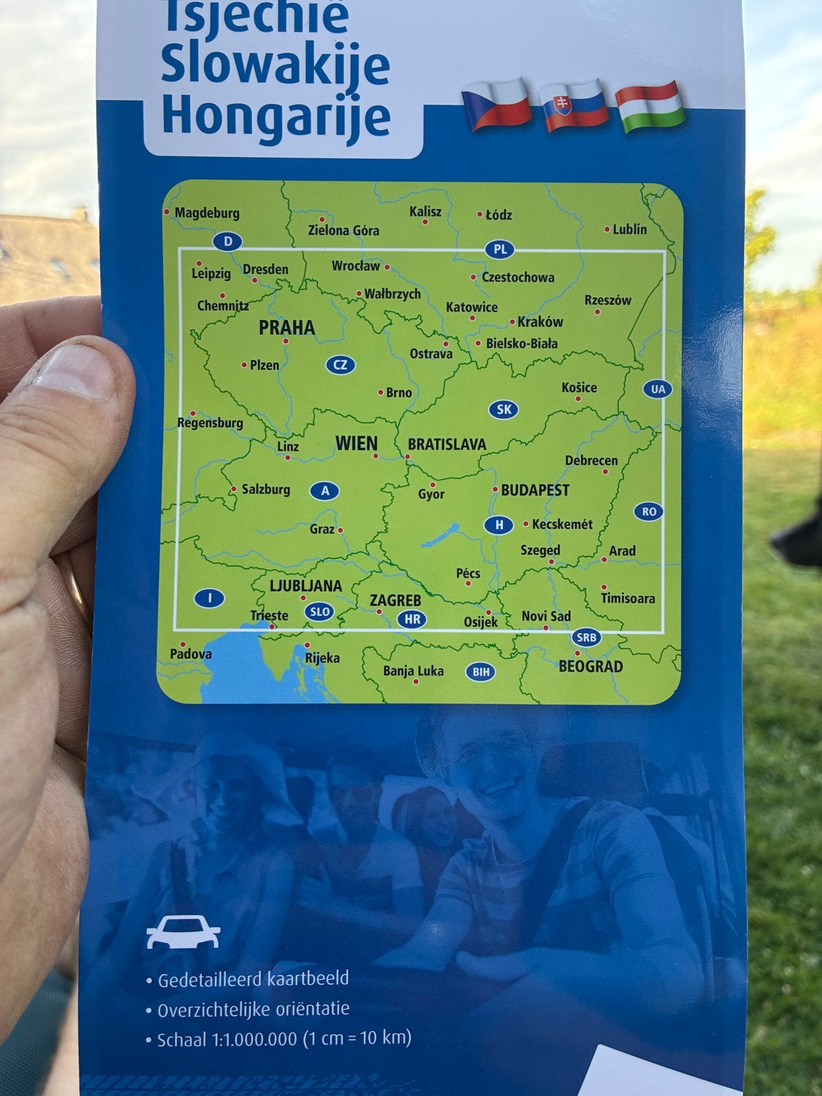 ANWB Wegenkaart Europa 6: Tsjechië, Slowakije, Hongarije, Europa, Ophalen of Verzenden, Zo goed als nieuw, Reisgids of -boek