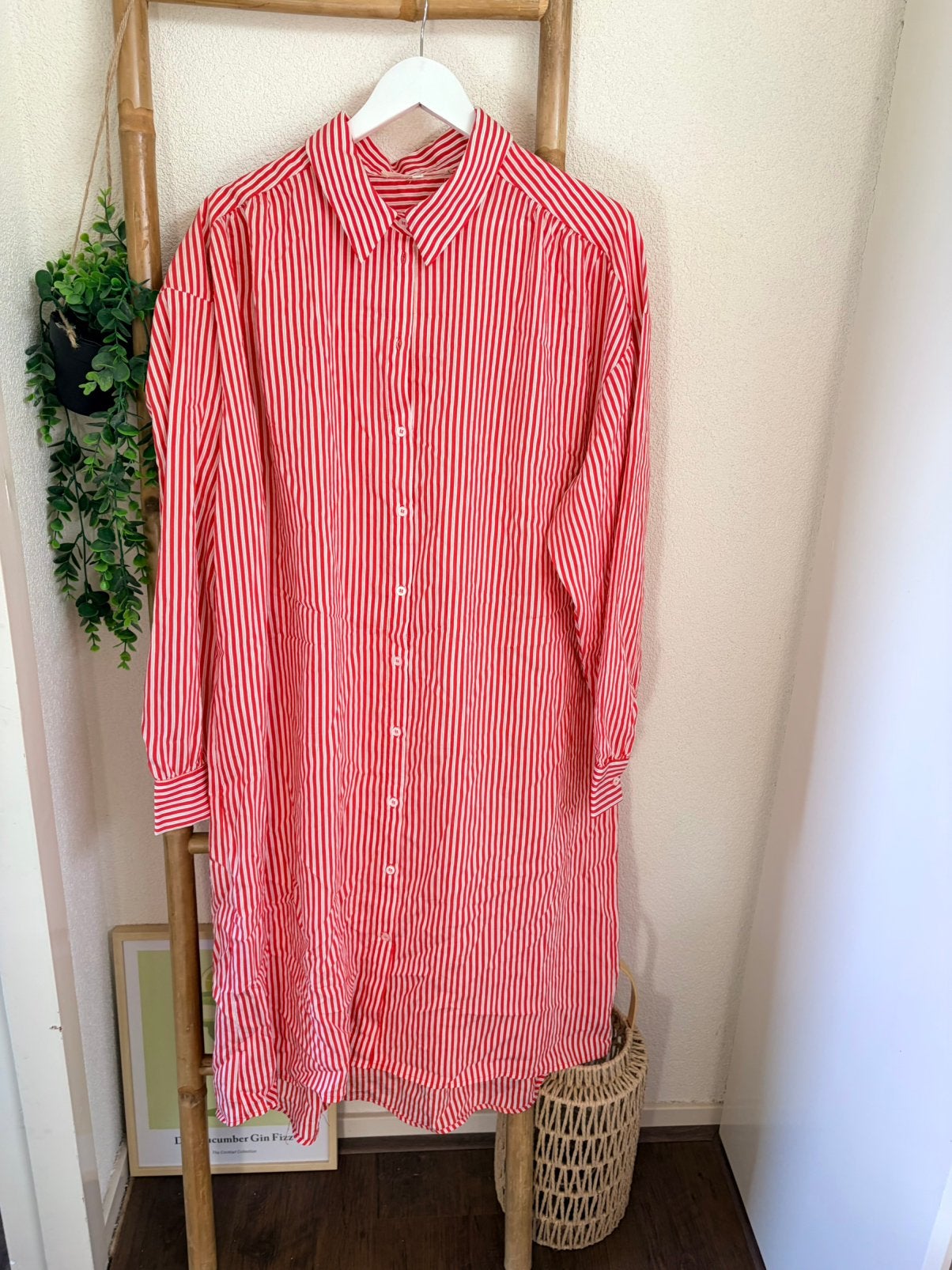 Zusss blouse jurk maat xxl, Maat 46/48 (XL) of groter, Ophalen of Verzenden, Zo goed als nieuw, Rood