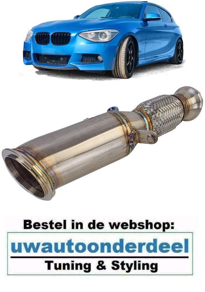 Racing Downpipe RVS Voor Bmw 1 Serie F20 F21 N20 125i, A.parts@hotmail.nl, Trasmolenlaan 12 3447 GZ Woerden, Verzenden, Nieuw