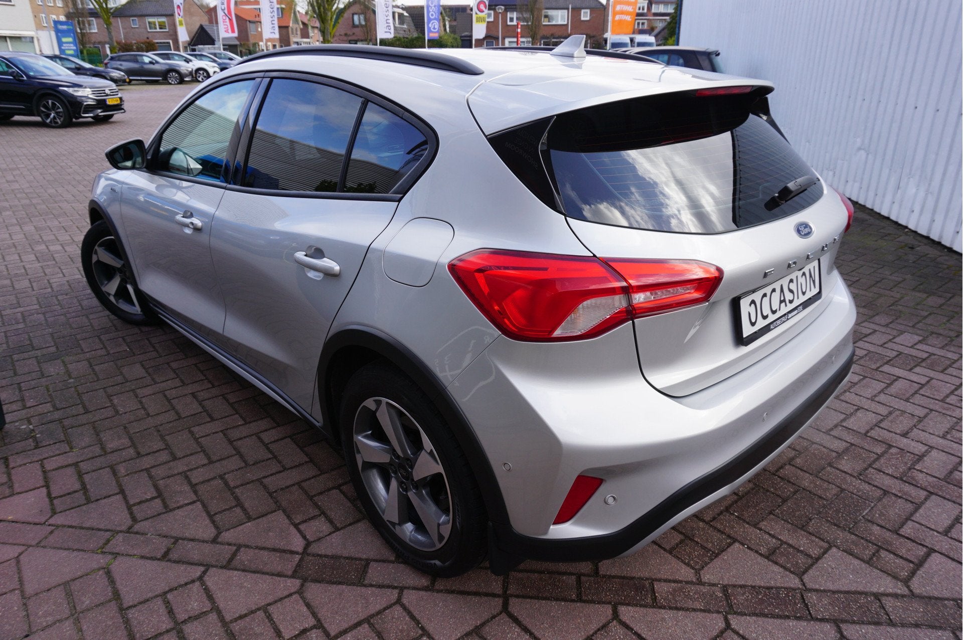 Ford Focus 1.0 EcoBoost 92KW Active X Automaat (bj 2019), Auto's, Stof, Gebruikt, Zwart, Bedrijf