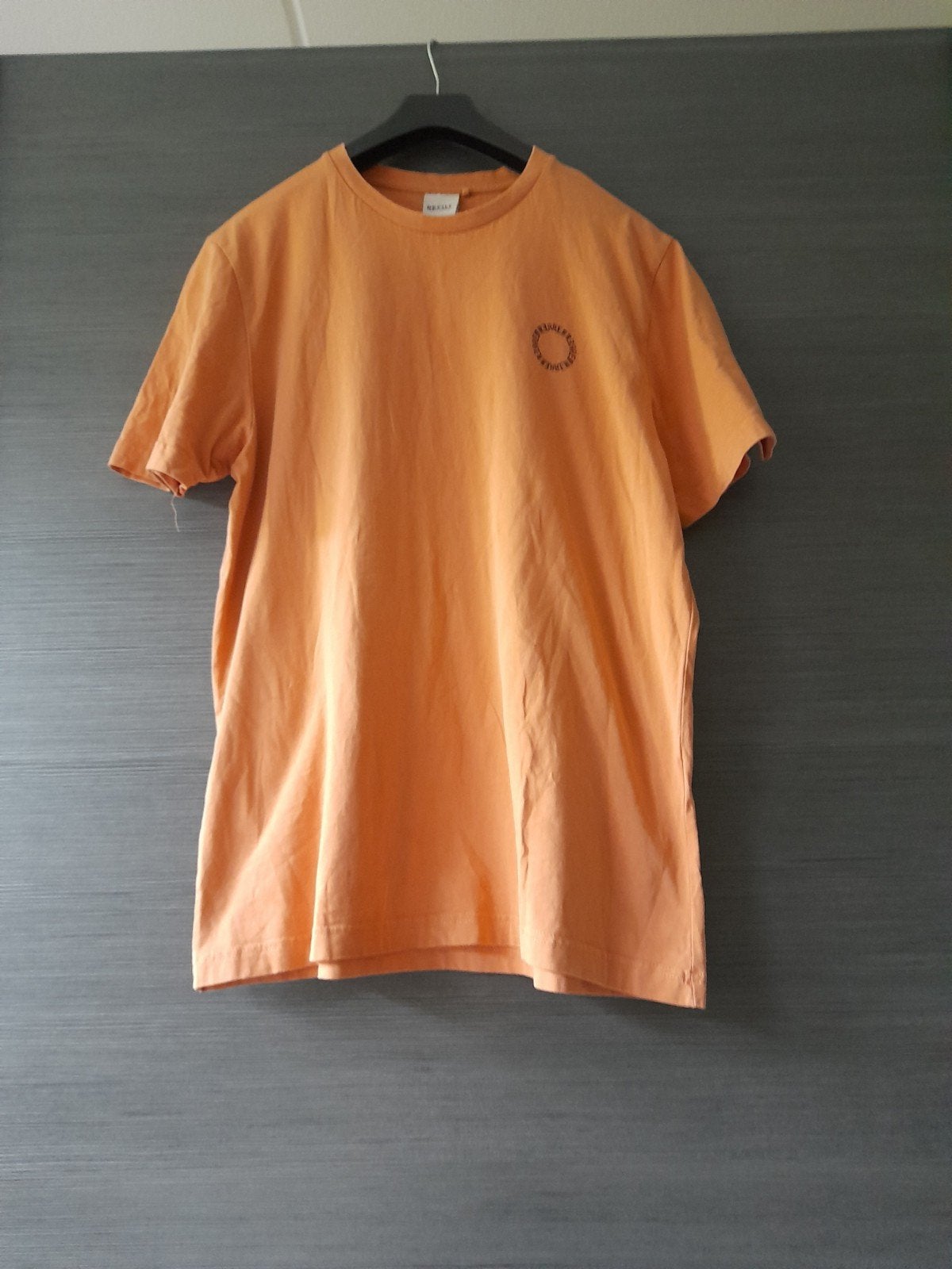Heren t shirt Maat L, Kleding | Dames, Verzenden, Zo goed als nieuw, Korte mouw