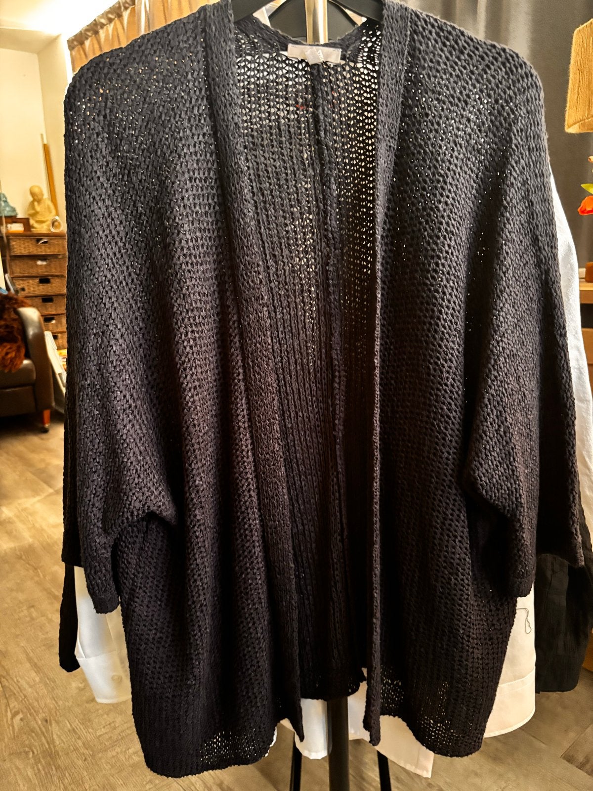 Zwart gebreid vest van C&A, maat S/M, Ophalen of Verzenden, Zo goed als nieuw, Maat 36 (S), Zwart