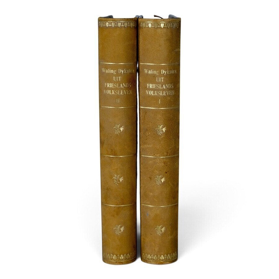 boekenserie 'Uit Frieslands volksleven' Waling Dijkstra 1895, Antiek en Kunst, Ophalen of Verzenden