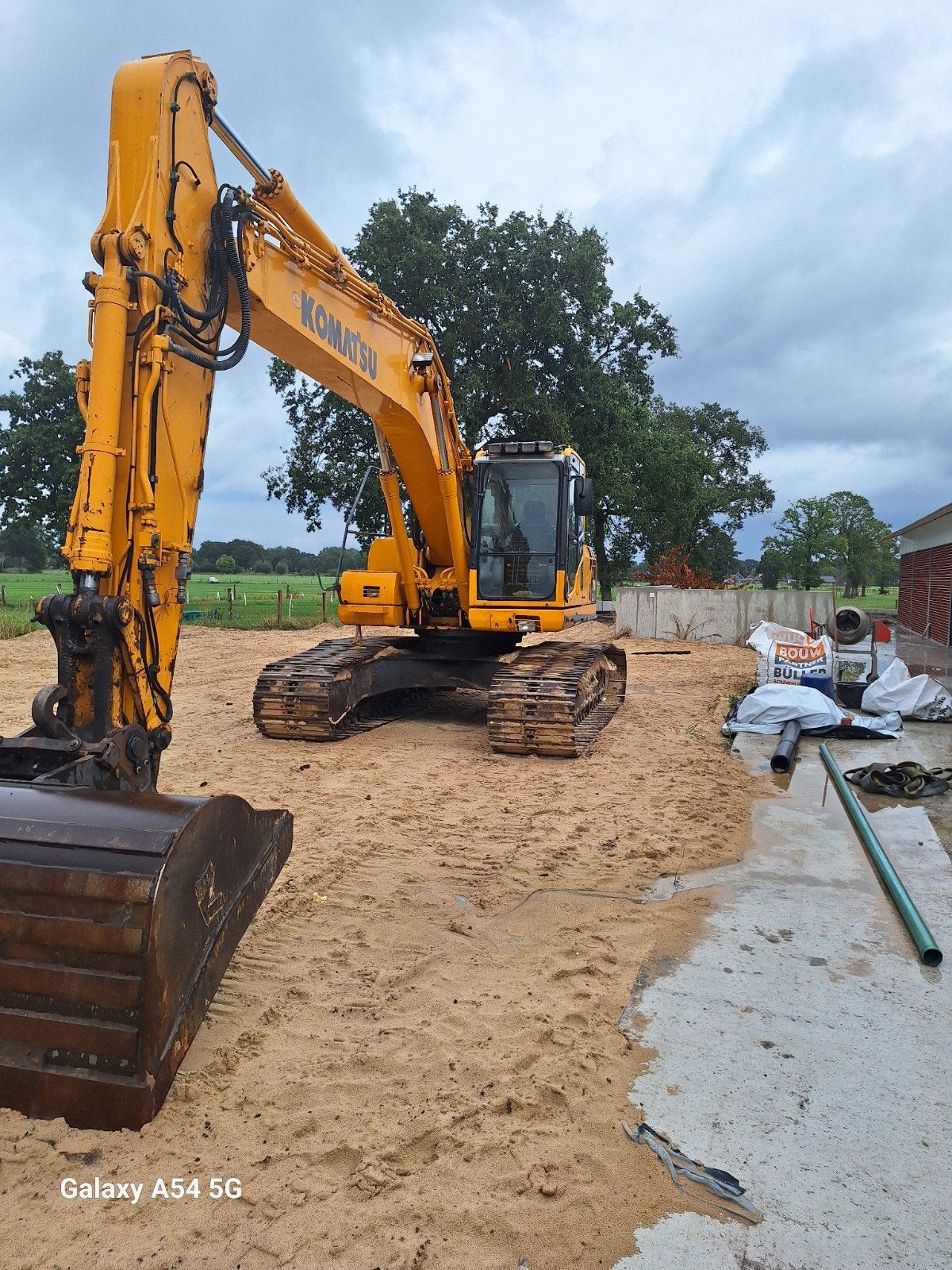 komatsu pc210 lc-8, Ophalen, Graafmachine