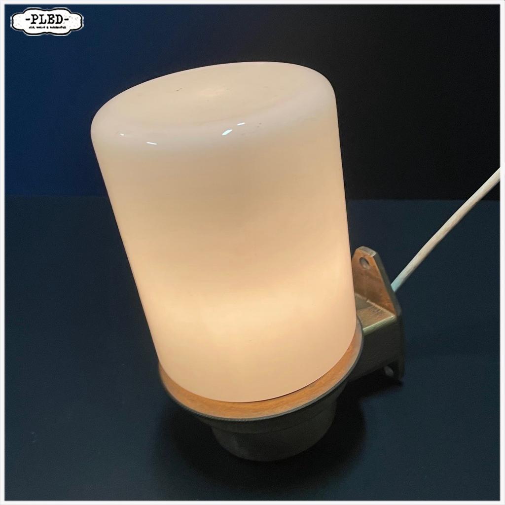 Messing wandlamp met opaal glas, Industria Rotterdam Lamp, Gebruikt, Ophalen of Verzenden, Nb, Industria Rotterdam