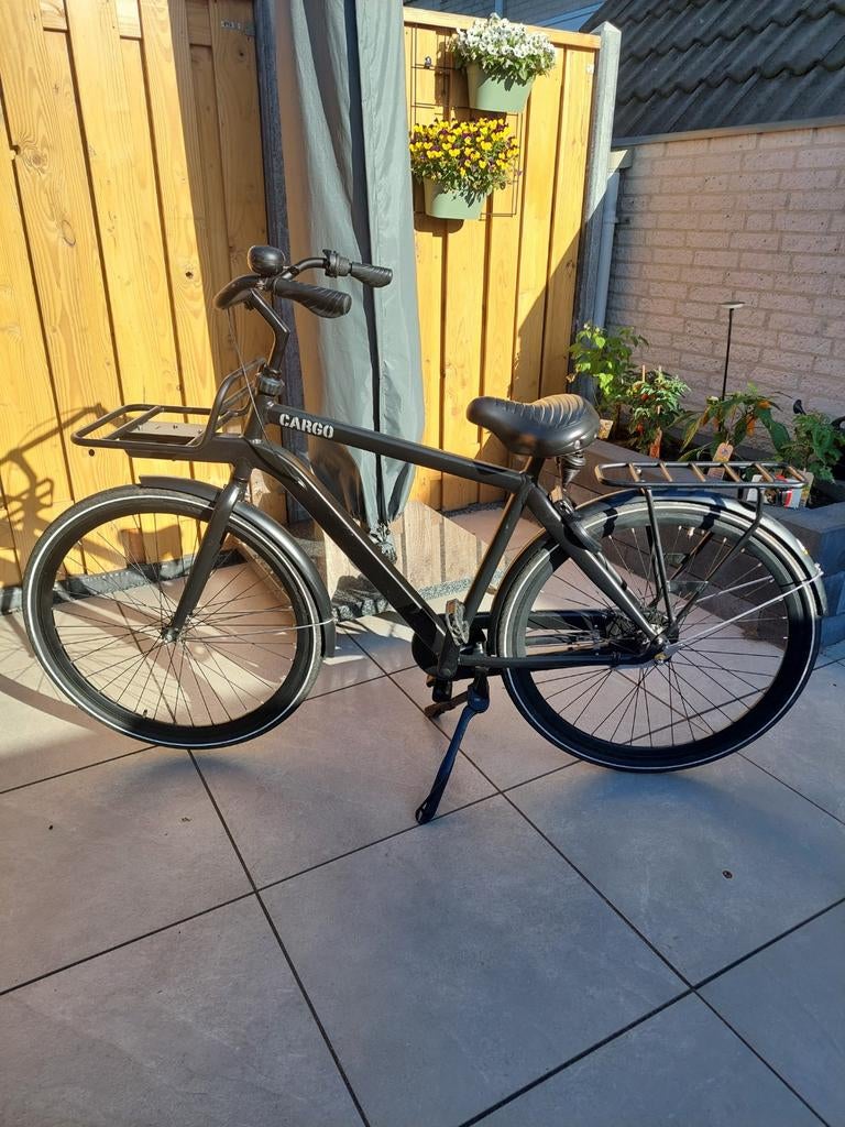 Altego cargo transportfiets, Fietsen en Brommers, Fietsen | Heren | Herenfietsen, Terugtraprem, Versnellingen, Zo goed als nieuw