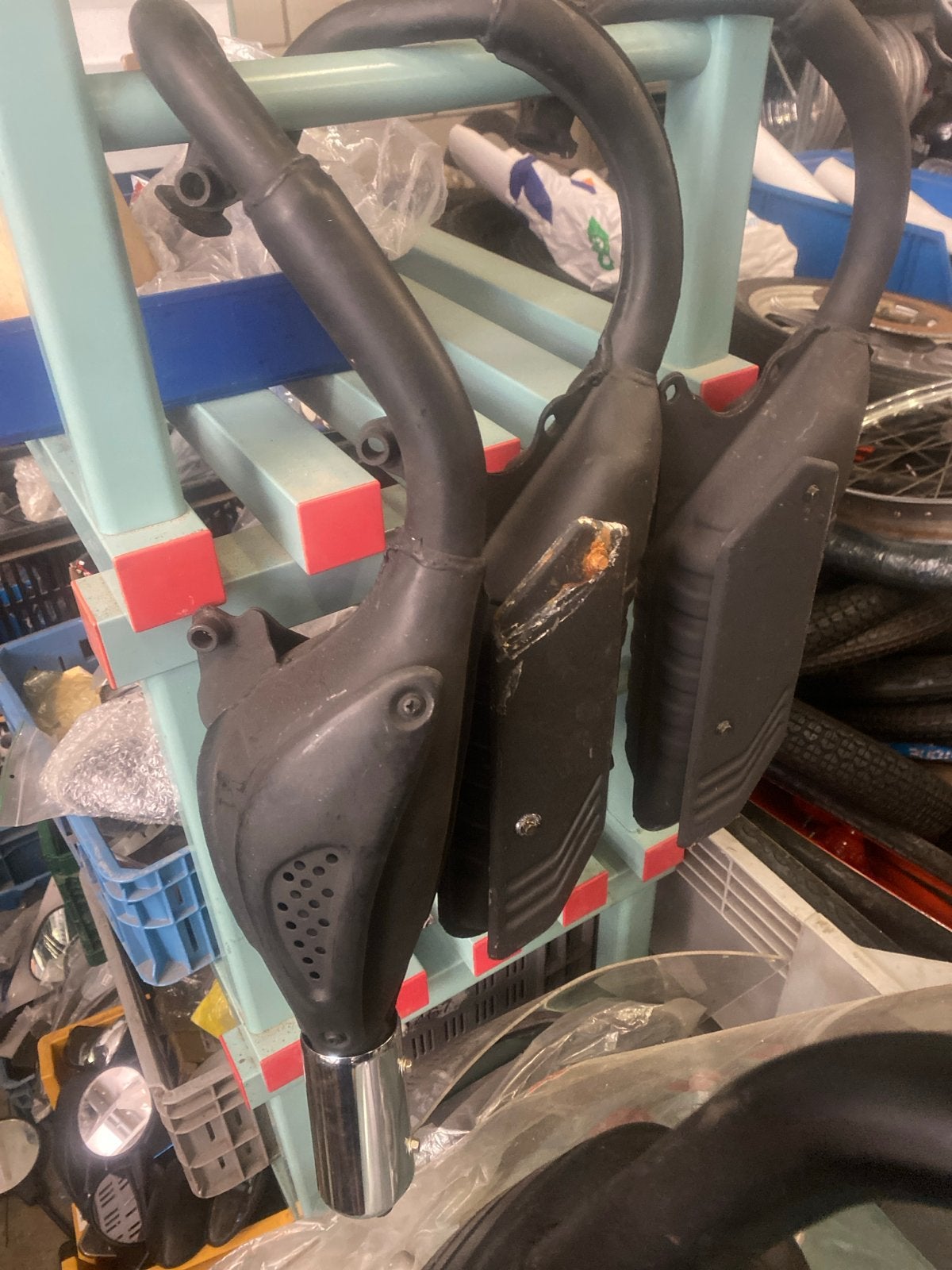 Uitlaatdemper voor diverse scooters - nieuw, Ophalen of Verzenden, Gebruikt