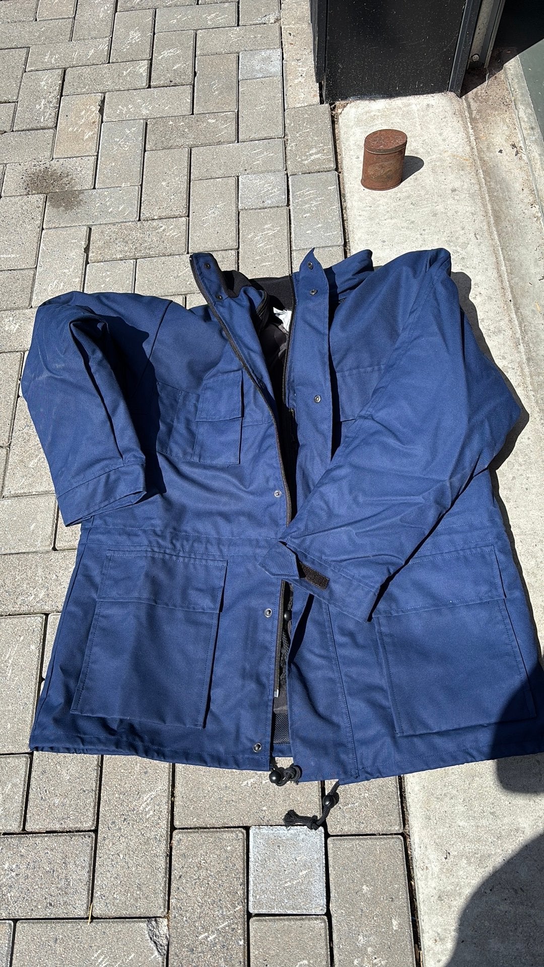 Heren  jas, Ophalen of Verzenden, Nieuw, Blauw
