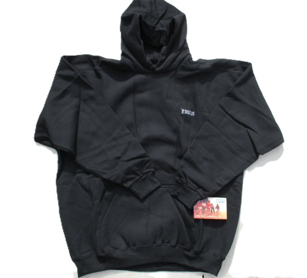 DISCUS ATHLETIC VINTAGEHOOD SWEATER BLACK X-LARGE, Info@taurusvintage.nl, WEG EN LAND, Ophalen of Verzenden, DISCUS
