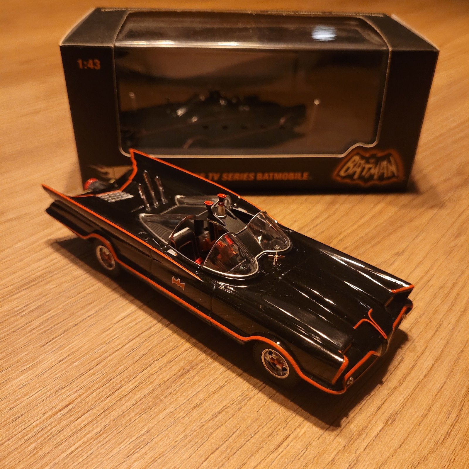1966 Batmobile Hotwheels Elite 1/43, Ophalen of Verzenden, Nieuw, Auto, Overige merken