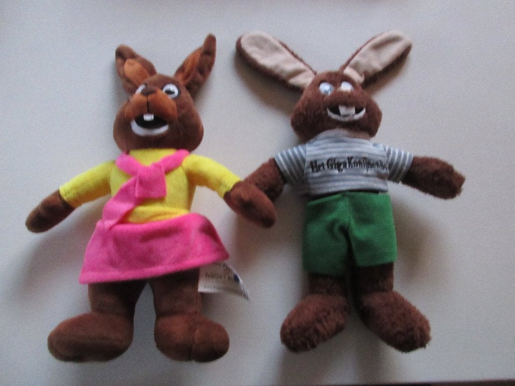 Bibi en Bultje knuffels 35 cm groot van de Beerze Bulten., Ophalen of Verzenden, Zo goed als nieuw, Overige typen, Middelgroot (20 tot 80 cm)