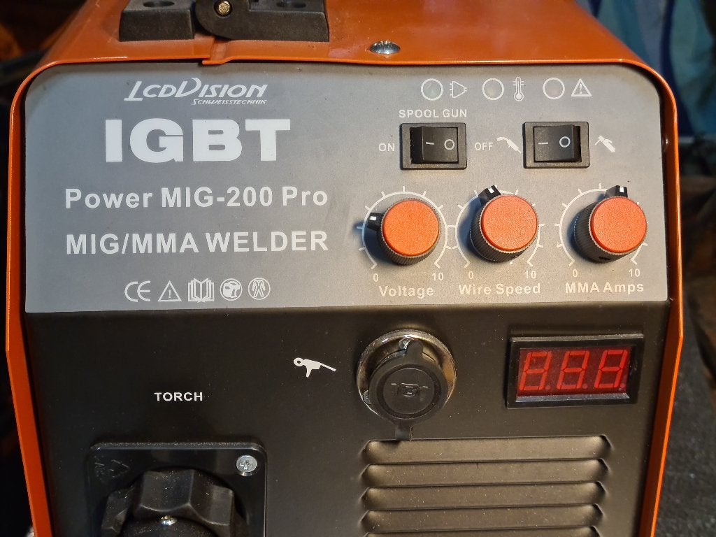 lasapparaat MIG 200A, Ophalen, Gebruikt