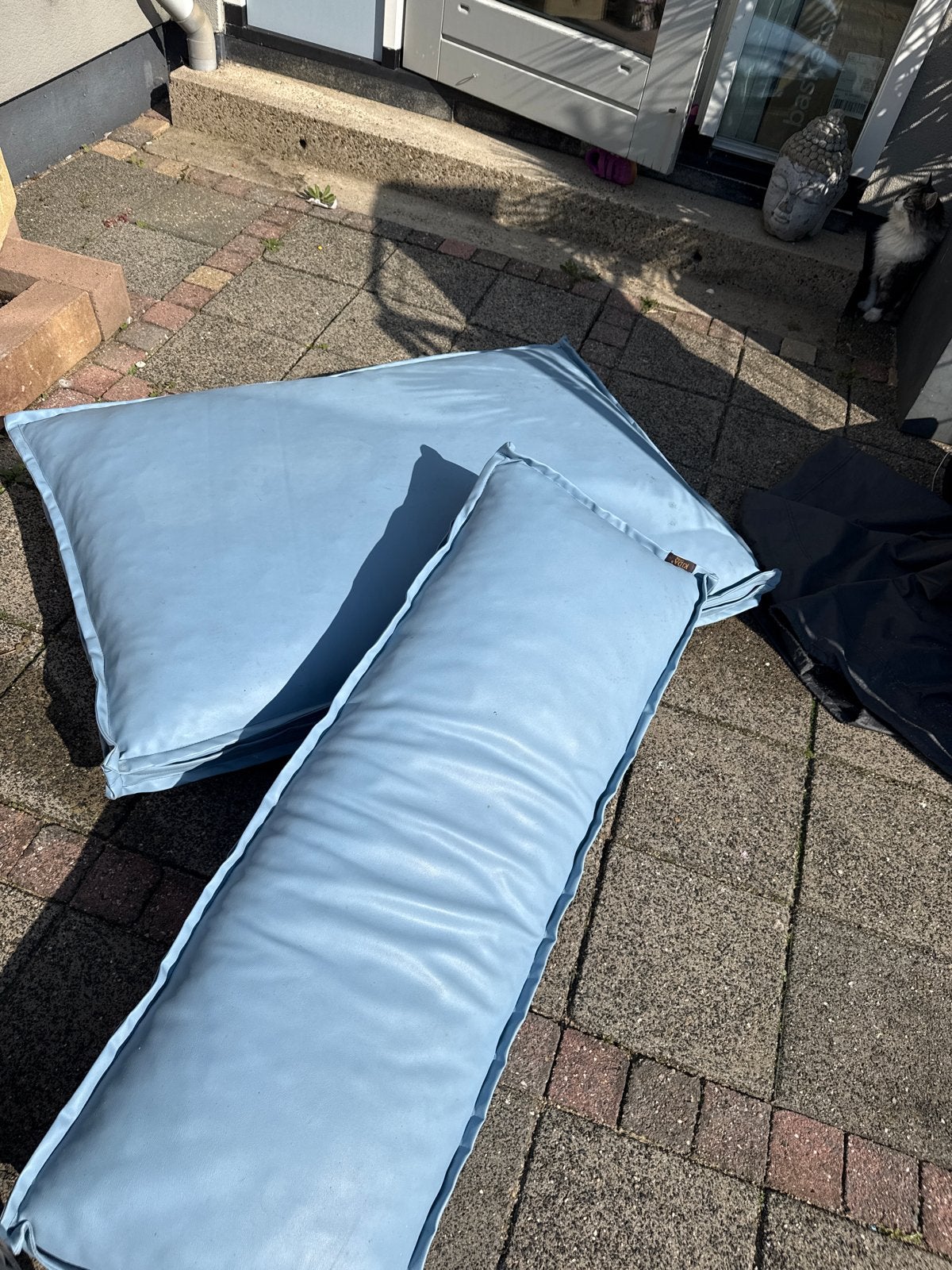 KIDA Living palletkussen - Lichtblauw, Huis en Inrichting, Ophalen, Zo goed als nieuw, Blauw, Zitzak