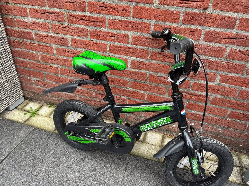 Popal kinderfiets, Ophalen, Gebruikt, Minder dan 16 inch, Zijwieltjes