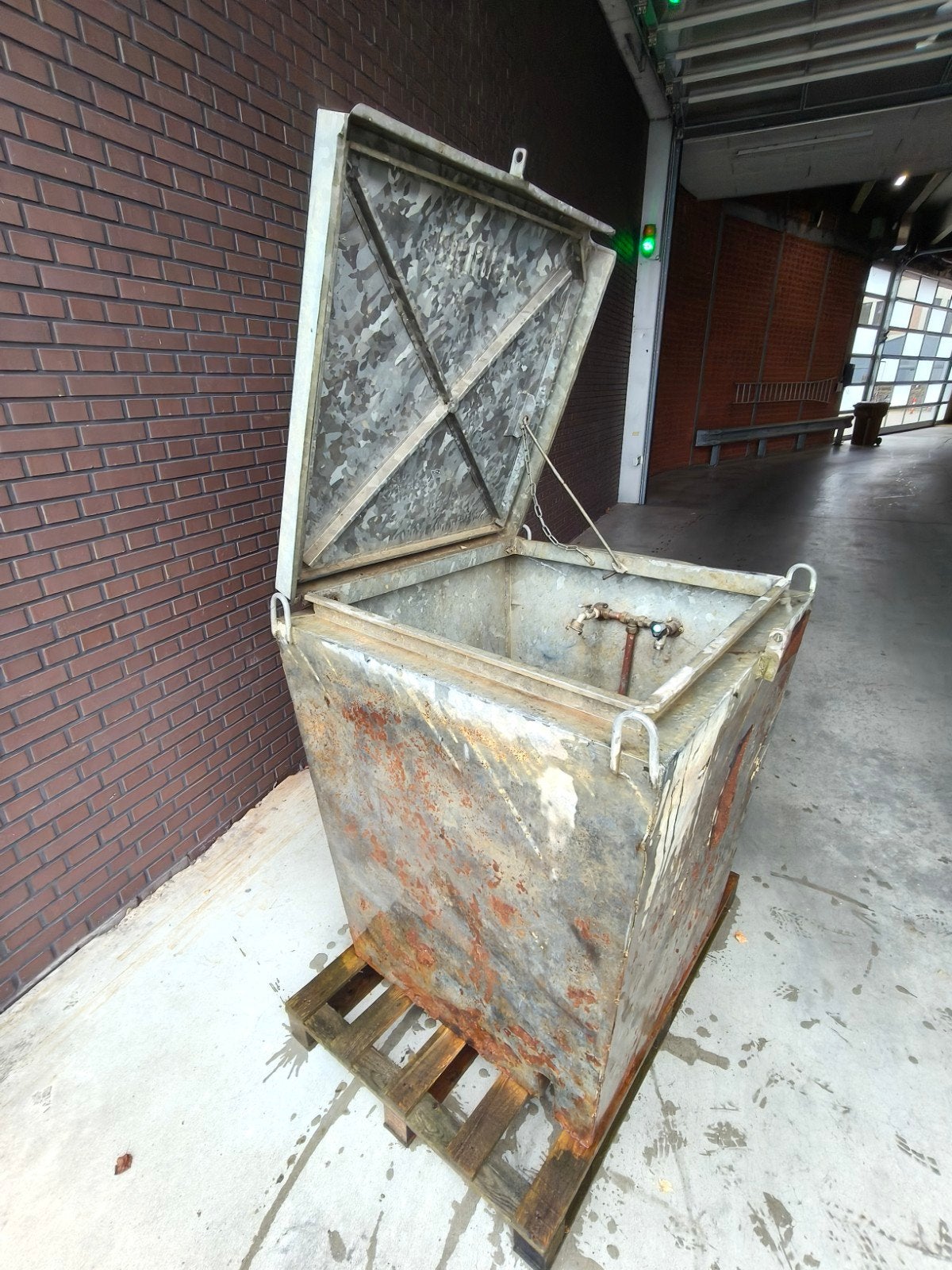 waterput bouwaansluiting, Ophalen