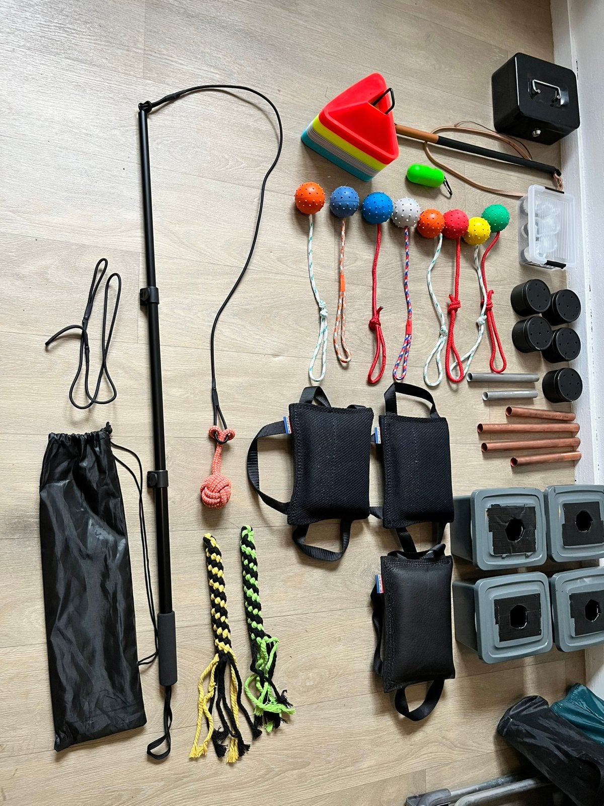 Hondensport /Hondentraining – Bijna complete set accessoires, Ophalen, Nieuw, Overige materialen, Minder dan 50 cm
