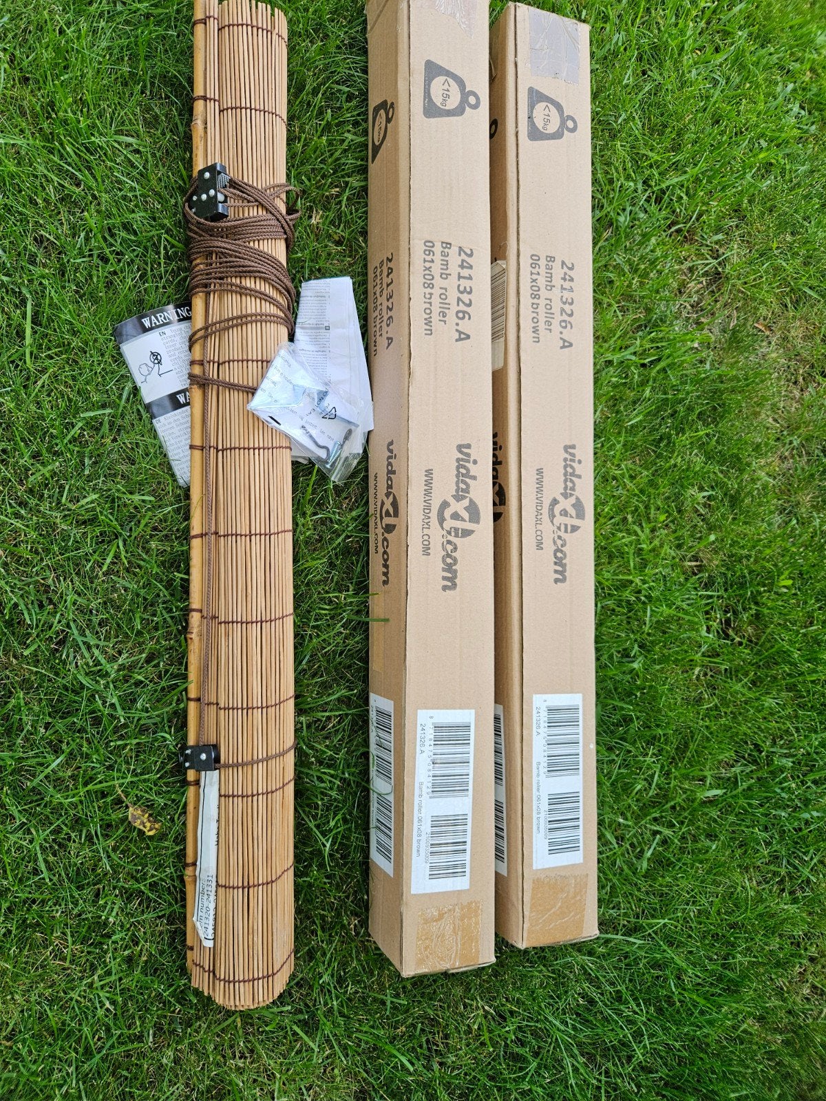 2 Bamboe rolgordijnen nieuw 80x160, Overige materialen, Verzenden, Nieuw, 200 cm of meer