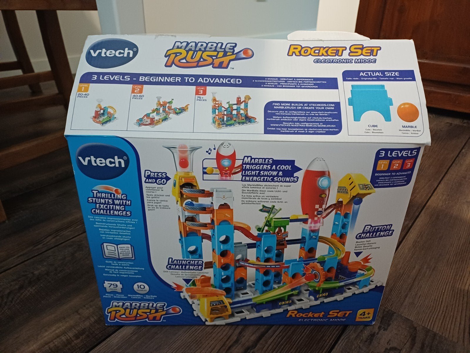 VTech Marble Rush Rocket Set knikkerbaan, Ophalen, Zo goed als nieuw, Jongen of Meisje