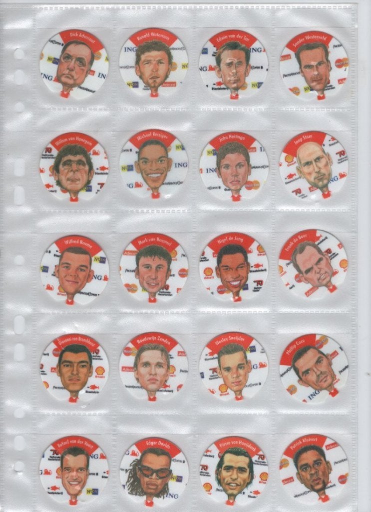 Complete set AH koppiez flippo s gratis Nederlands elftal, Ophalen of Verzenden, Verzameling