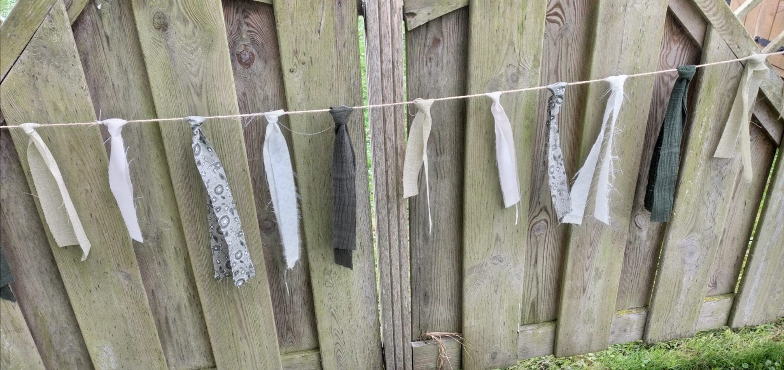 2 meter lintenslinger - groen/beige/wit, Ophalen of Verzenden, Nieuw, Versiering, Overige