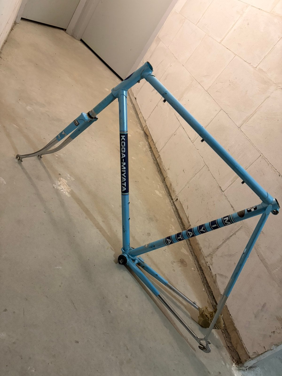 Vintage koga miyata racefiets frame (maat 60), 57 tot 61 cm, Ophalen, Koga Miyata