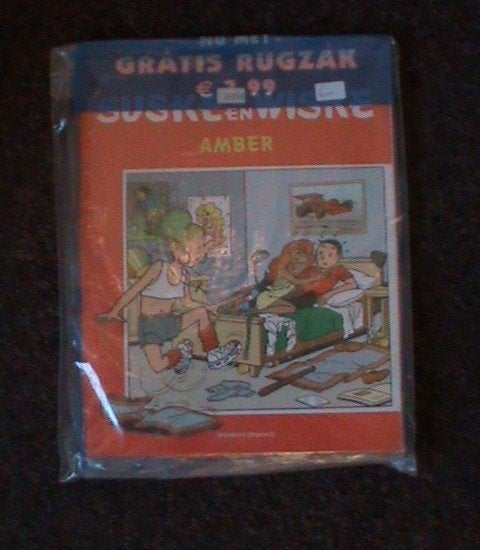 Suske en wiske Amber met Blauwe rugzak, Eén stripboek, Ophalen of Verzenden, Nieuw