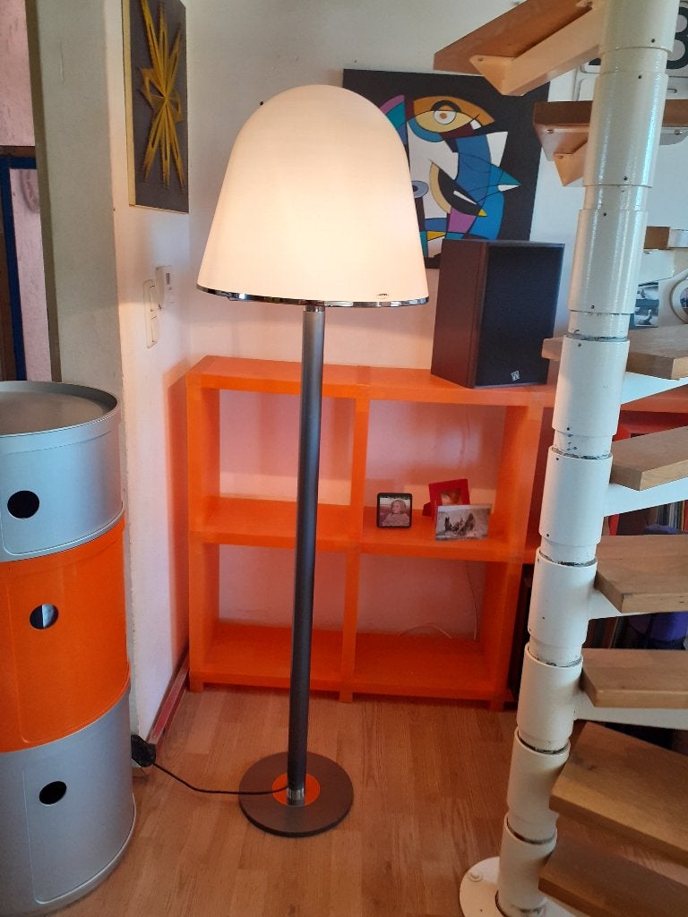 Guzzini Kuala vloerlamp jaren 70 space age design retro, Guzzini, ?, 150 tot 200 cm, Kunststof