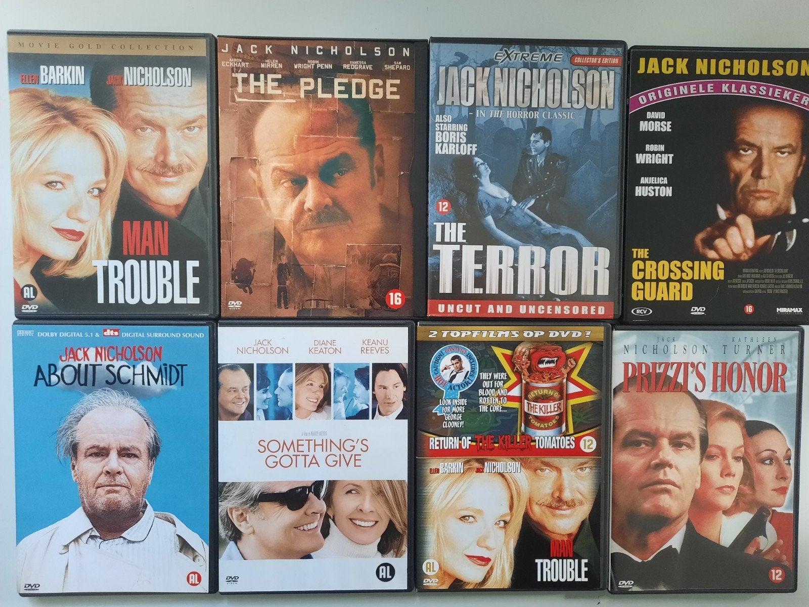 13 x dvd  Jack Nicholson, Engels, Overige gebieden, Nederlands, Ophalen of Verzenden